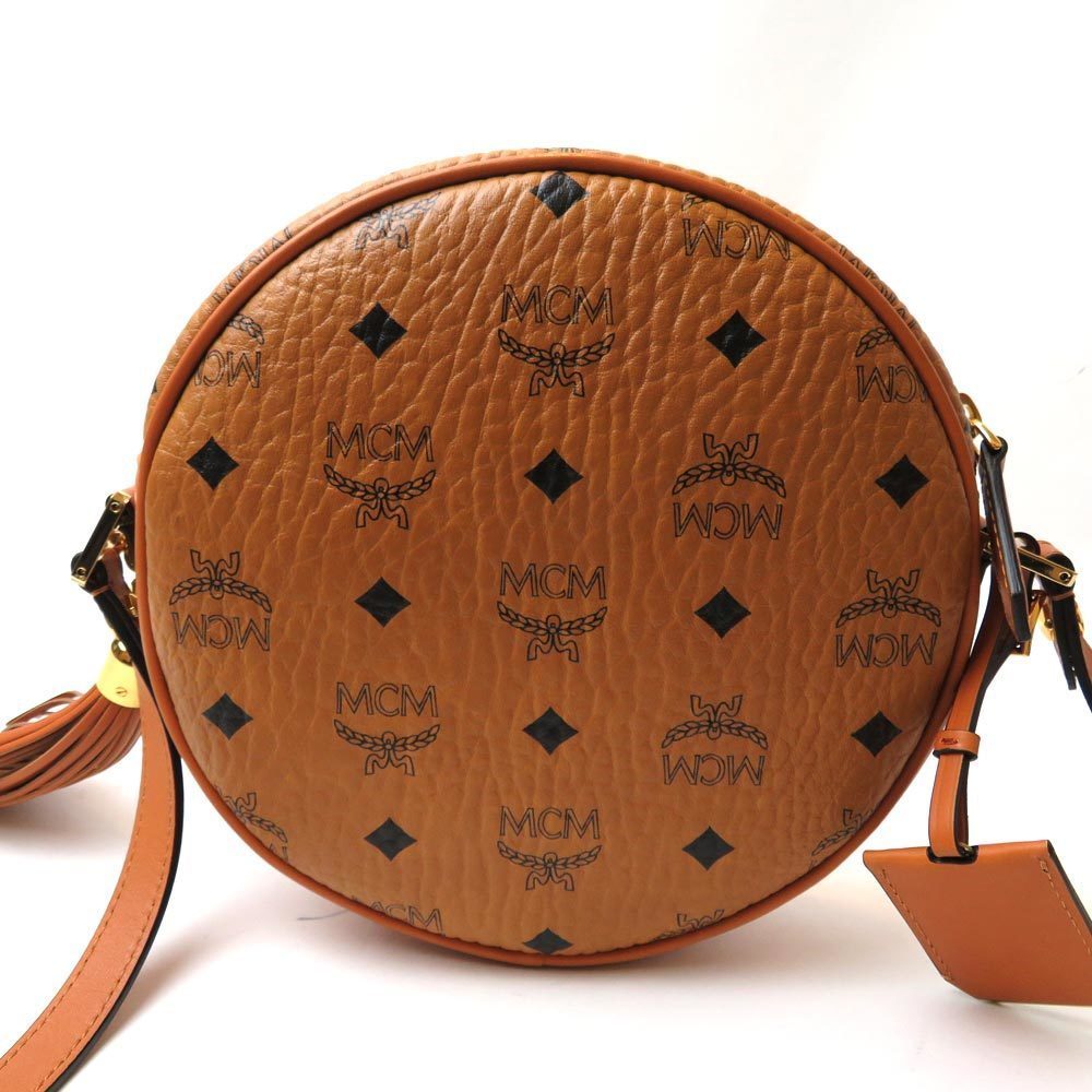 Mcm Tambourine Bag Shoulder Yellow Visetos
